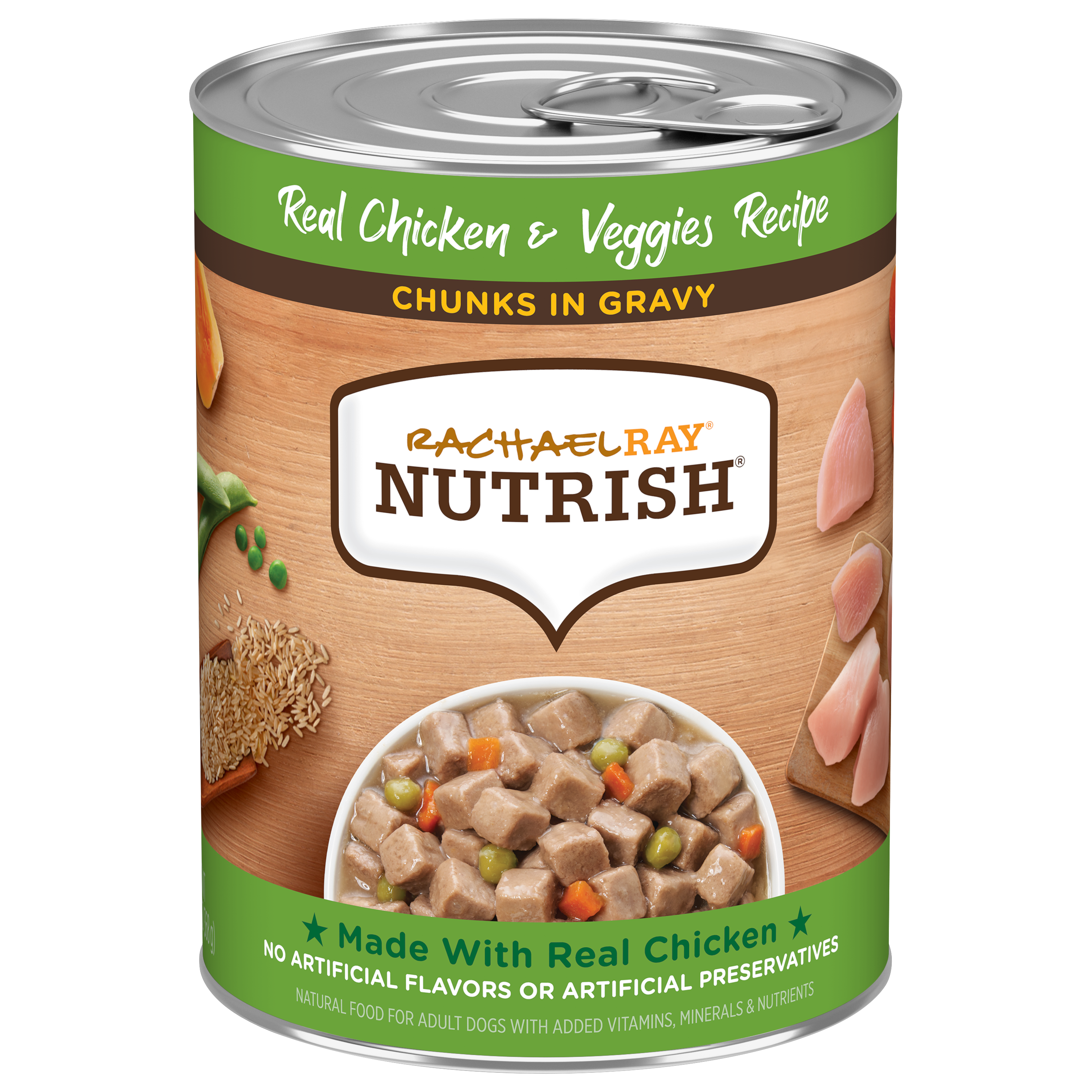 Nutrish Chunks In Gravy Real Chicken Veggies Wet Dog Food