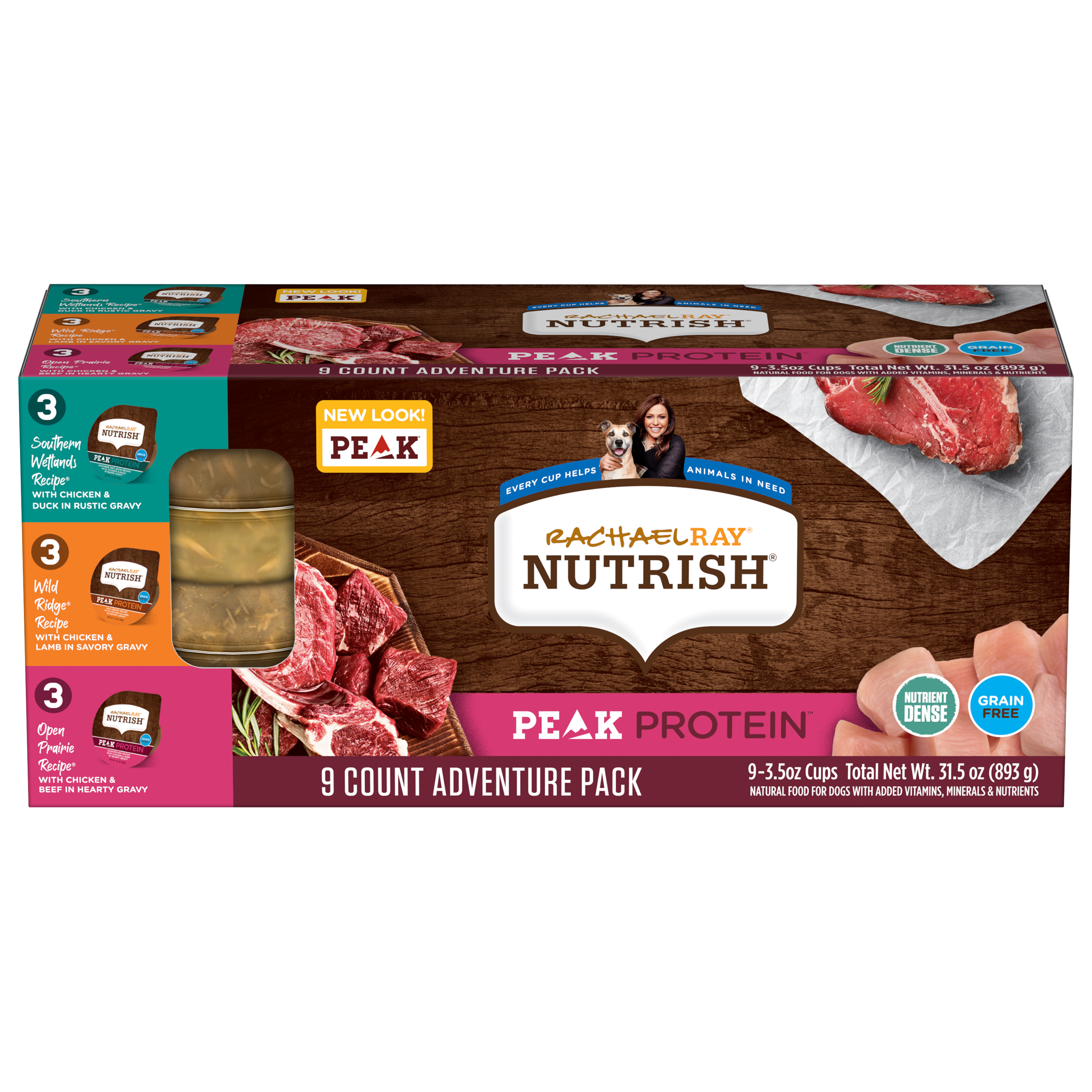 Nutrish Peak Protein Adventure Pack Wet Food for Dogs