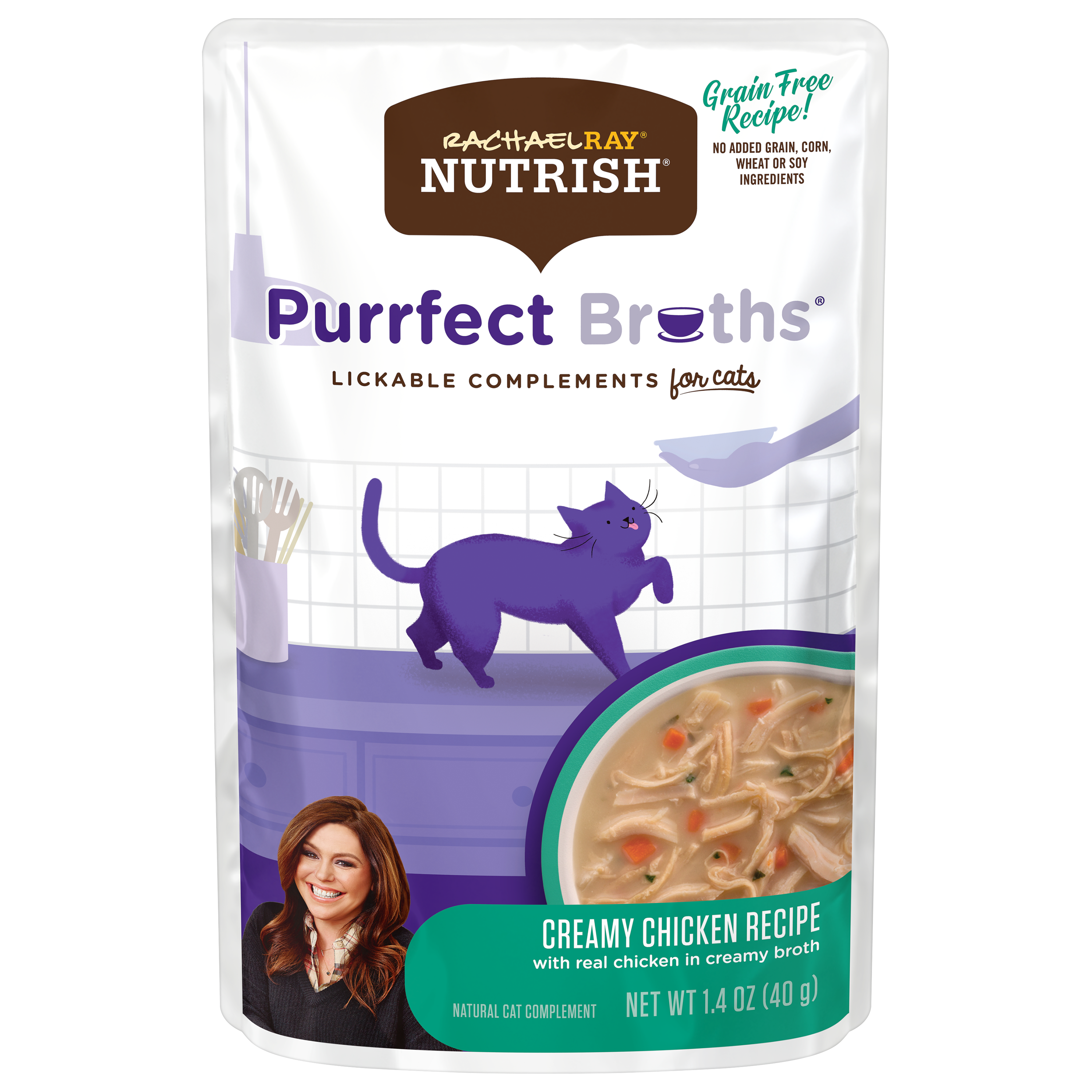 Pure chicken broth for cats best sale